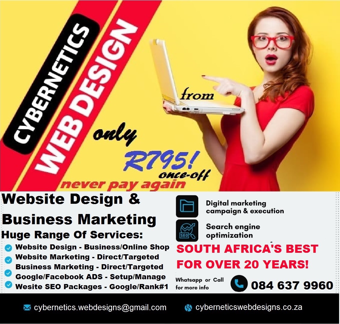 Cybernetics Web Designs ZA - Website Design & Business Marketing Agency South Africa